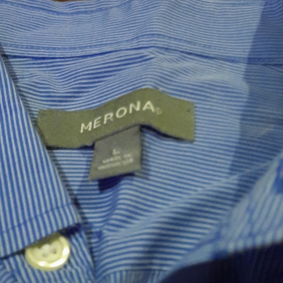 MERONA MEN'S  DRESS  SHIRT 👔 - Picture 3 of 5